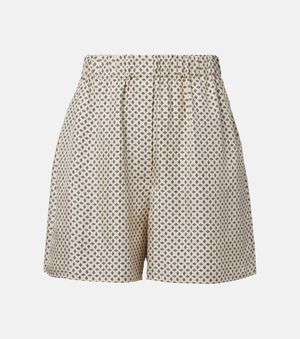 Loro Piana Bermuda-Shorts Angelo Aus Seiden-Twill - Mehrfarbig