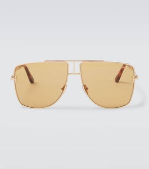 Tom Ford Eliott Aviator Sunglasses - Natural