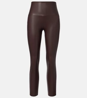 Norma Kamali Legging A Taille Haute - Marron