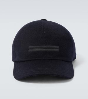 ZEGNA Baseballcap Aus Kaschmir - Blau