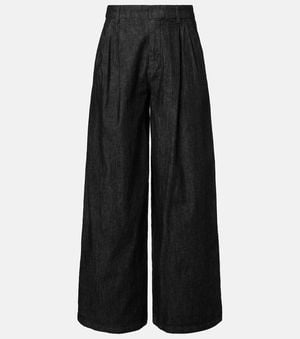 Max Mara Luis Wide-Leg Jeans - Black