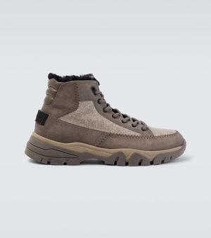 Bogner Schnuerstiefel Copper Mountain Mit Shearling - Braun