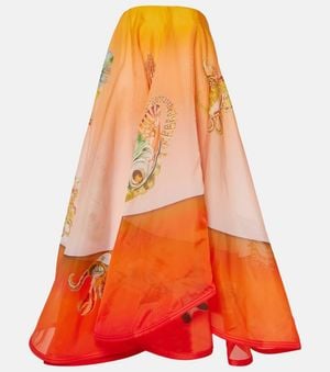 ALÉMAIS Abito Lungo Neptuna - Arancione