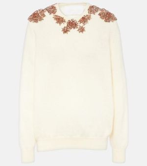 Costarellos Verzierter Pullover - Natur