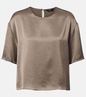 Leset T-Shirt Boxy - Marron