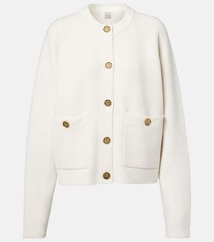 TOTEME Cardigan En Mezcla De Lana Y Cachemir - Blanco