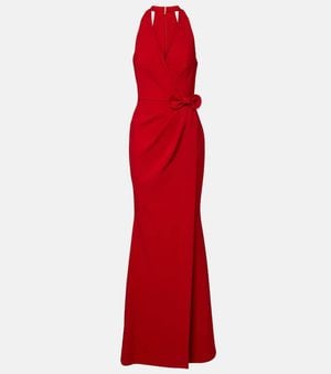 Elie Saab Robe Aus Cady - Rot