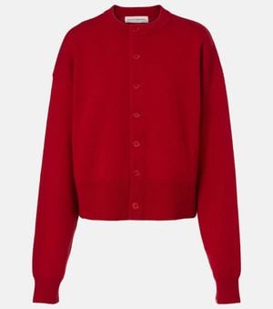 Extreme Cashmere Chou Cashmere-Blend Cardigan - Red