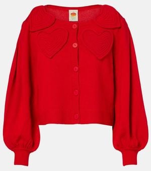 FARM Rio Cardigan - Rot