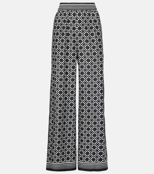 Jonathan Simkhai Pantalon Ample Zuna Imprime - Gris