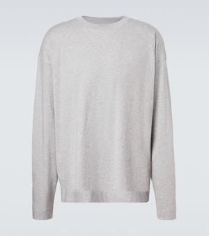 Dries Van Noten Oversized Cotton Jersey T-Shirt - Gray