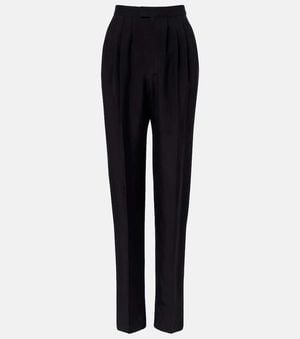 Saint Laurent Pantaloni Regular - Blu