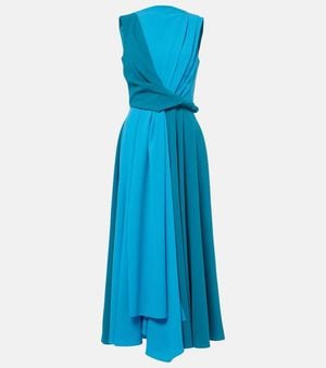 ROKSANDA Parsa Crepe Midi Dress - Blue