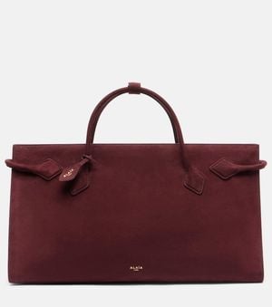 Alaïa Le Teckel Large Leather Shoulder Bag - Red