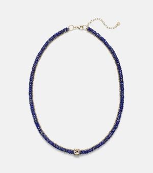 Sydney Evan 14Kt Necklace With Lapis Lazuli And Diamonds - Blue