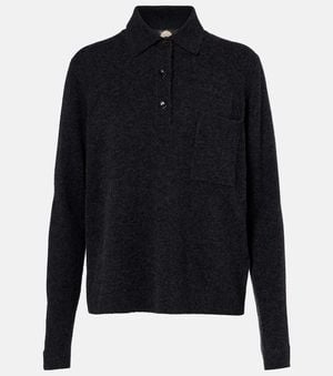 Jardin Des Orangers Wool And Cashmere Polo Jumper - Blue