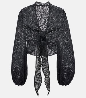 Alexandra Miro Top Tabitha Aus Spitze - Schwarz