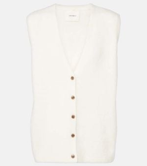 Lisa Yang Astrid Cashmere Sweater Vest - Natural