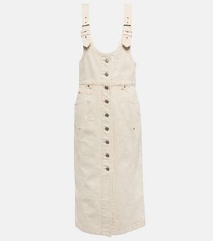 Isabel Marant Filipine Pinafore Denim Dress in Blue | Lyst