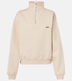 Jacquemus Sweatshirt Aus Baumwoll-Jersey - Natur