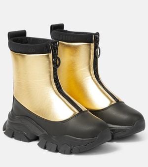 Goldbergh Glint Metallic Snow Boots - Black
