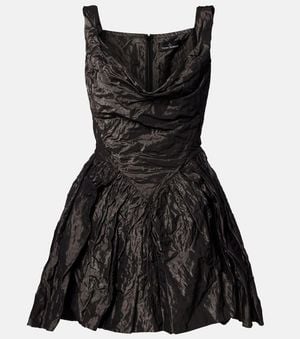 Vivienne Westwood Mini Sunday Draped Corset Dress - Black