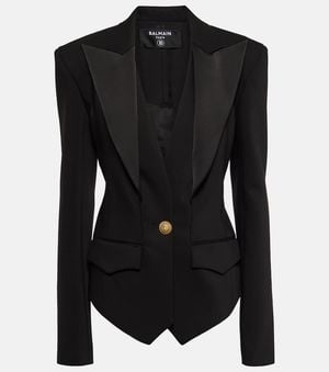 Balmain Single-Breasted Blazer - Black