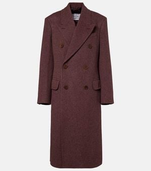 Vivienne Westwood Winston Twill Wool Coat - Red