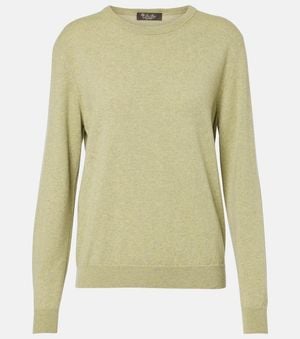 Loro Piana Arona Cashmere Sweater - Green