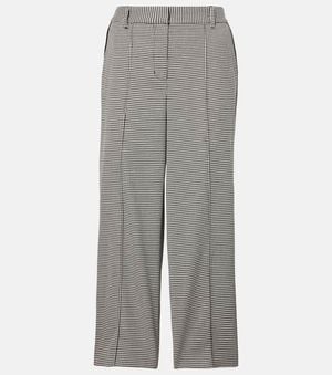 Jonathan Simkhai Pantalon Raccourci Miki A Carreaux - Gris