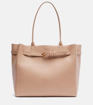 Tom Ford Audrey Medium Leather Tote Bag - Natural