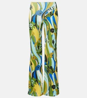 Christopher Esber Weite Hose Acidic Aus Jersey - Blau