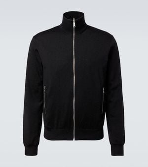 Prada Reversible Virgin Wool And Re-Nylon Jacket - Black