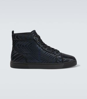 Christian Louboutin Louis High-Top Sneakers - Black