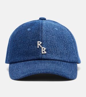 Ruslan Baginskiy Gorra Rb De Denim Adornada - Azul
