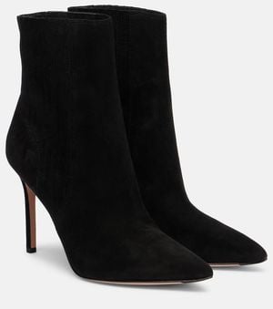 Veronica Beard Bottines Lisa 70 En Daim - Noir