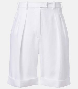 Loro Piana Bermuda-Shorts George Aus Leinen - Weiß