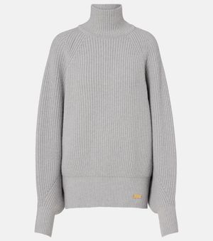 Balmain Wool Turtleneck Jumper - Grey