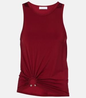 Rabanne Jersey Tank Top - Red