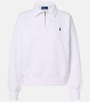 Polo Ralph Lauren Sweatshirt Aus Jersey - Weiß