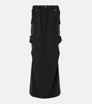 Coperni Cargo Maxi Skirt - Black