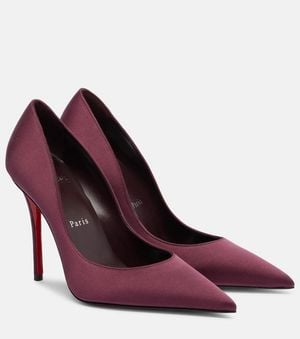 Christian Louboutin Pumps Miss Z 100 Aus Satin - Lila