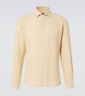 Fedeli Linen Shirt - Natural