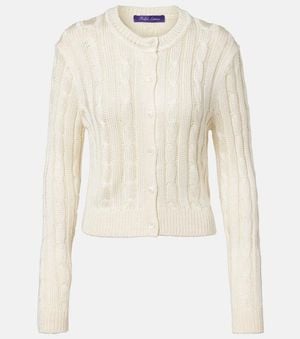 Ralph Lauren Cardigan Aus Seide - Natur