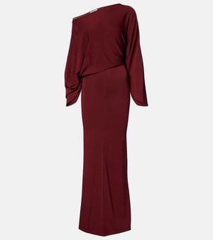 AYA MUSE One-Shoulder-Maxikleid - Rot