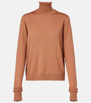Chloé Pullover Aus Wolle - Braun