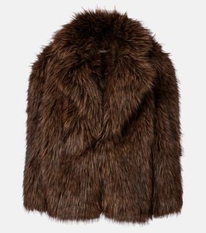 Magda Butrym Veste Raccourcie - Marron