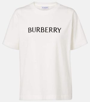 Burberry T-Shirt Aus Baumwoll-Jersey - Weiß