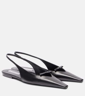 Victoria Beckham Ballerine Slingback - Marrone