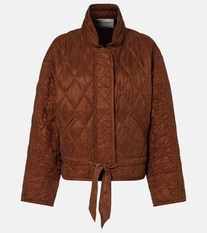 Isabel Marant Steppjacke Zakiane Aus Satin - Braun